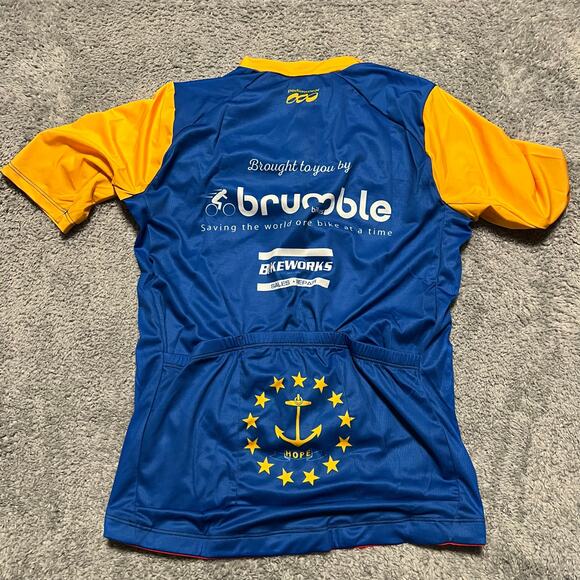 Podiumwear Cycle Jersey Shirt Mens Medium Performance Cycling Pocket - Picture 2 of 5